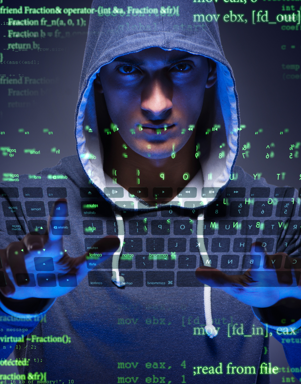 Hacker releasing ransomware