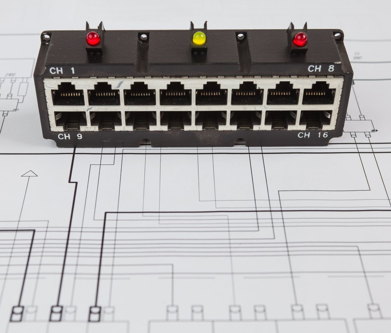 Network Blueprint with a network switch